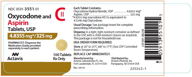 Oxycodone and Aspirin Tablets, USP