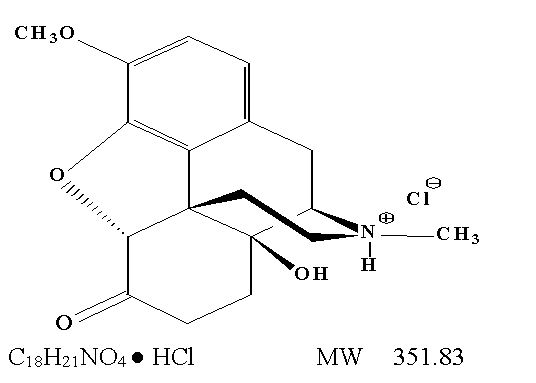 oxycodone-hydrochloride-structure