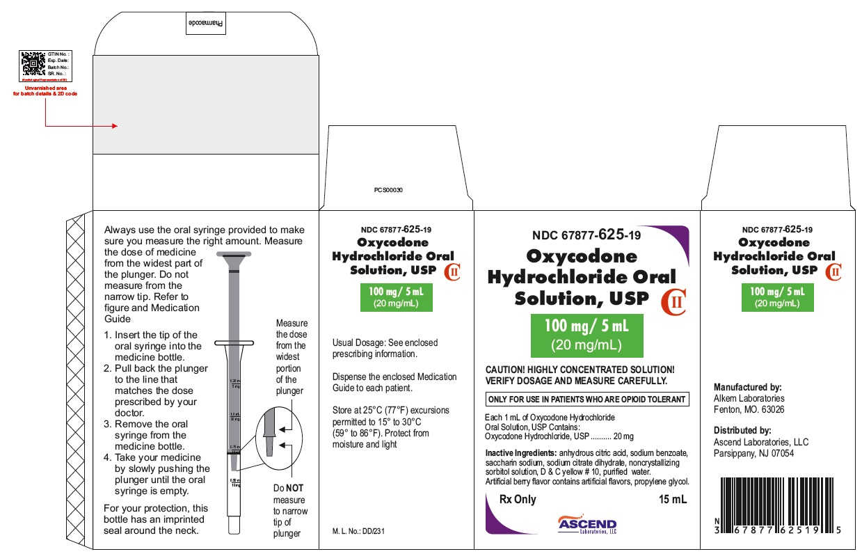 Oxycodone 15 mL Carton Label