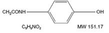 acetaminophen structure