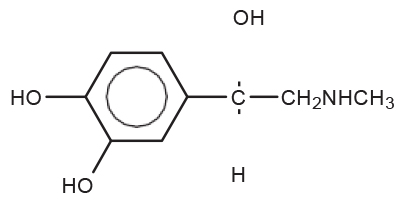 Epinephrine Structural Formula