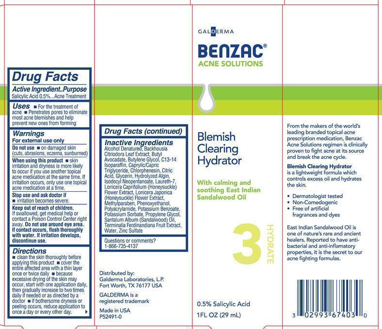 Benzac Blemish Clearing Hydrator Carton