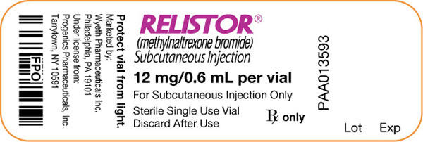 Principal Display Panel  - 12 mg/0.6 mL - Vial 