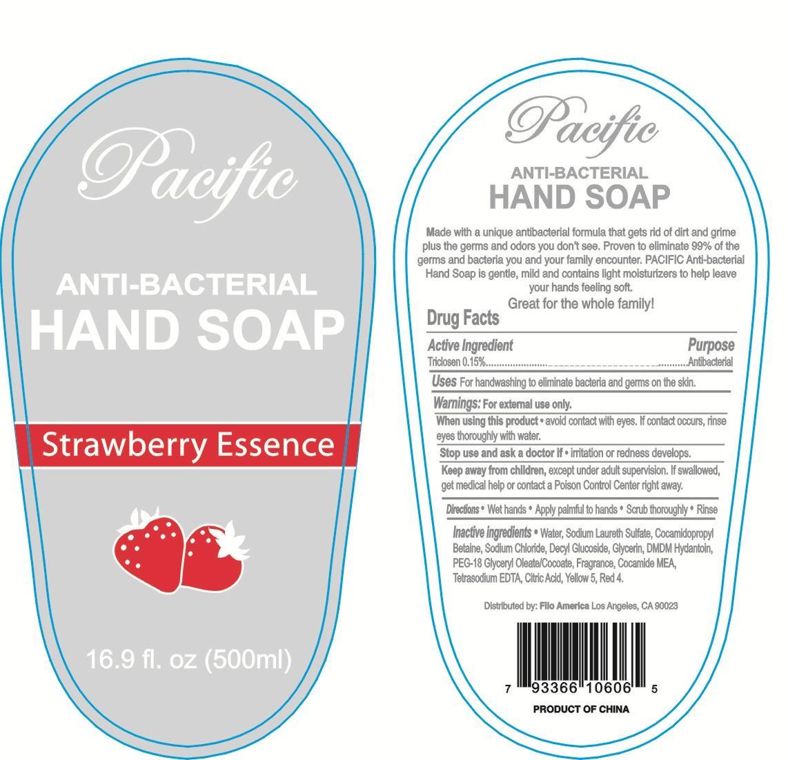 Pacific Anti-bacterial Hand Cleanse Strawberry Essence | Triclosan Gel Breastfeeding