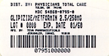 Image of 2.5 mg/250 mg Label