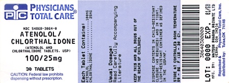 image of package label 100/25 mg