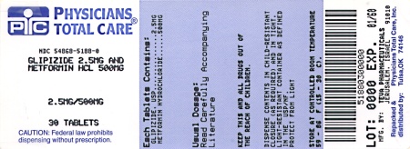 Image of 2.5 mg/500 mg Label