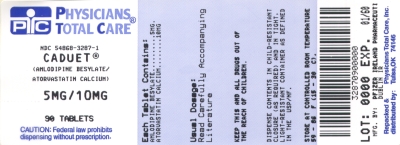 image of 5/10 mg package label