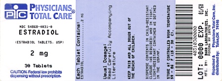 image of 2 mg package label