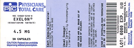 image of 4.5 mg package label