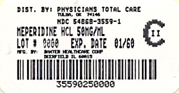 image of 50mg/mL package label