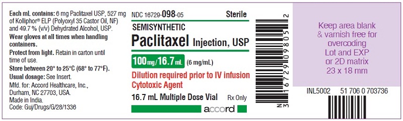 Paclitaxel-100mg-per-16.7ml-Container-label