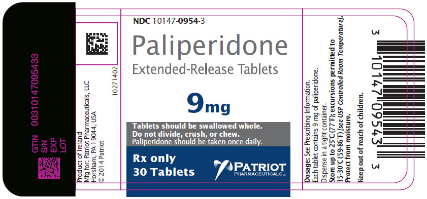 PRINCIPAL DISPLAY PANEL - 9 mg Tablet Bottle Label