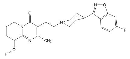 structural formula of paliperidone