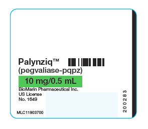10 mg Syringe Label