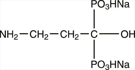 structural formula pamidronate disodium