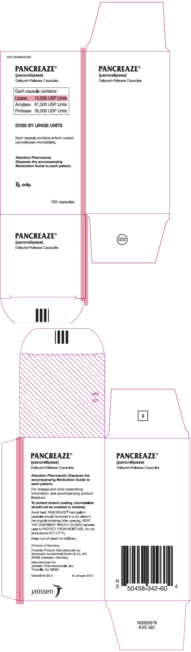 PRINCIPAL DISPLAY PANEL - 10,500 USP Unit Capsule Bottle Carton