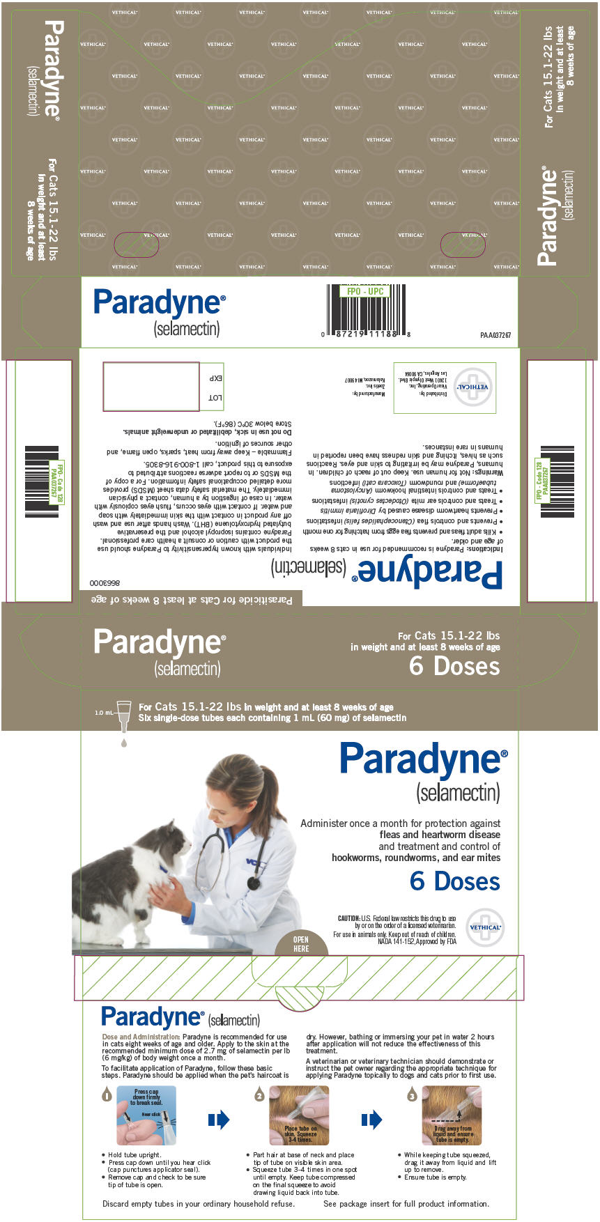 PRINCIPAL DISPLAY PANEL - 60 mg Tube Carton - Cats