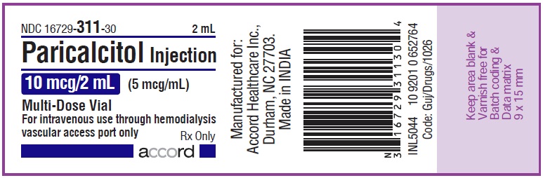 10mcg per 2mL vial label