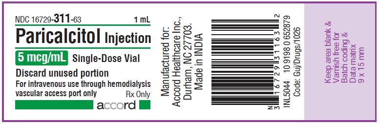 5mcg per mL vial label