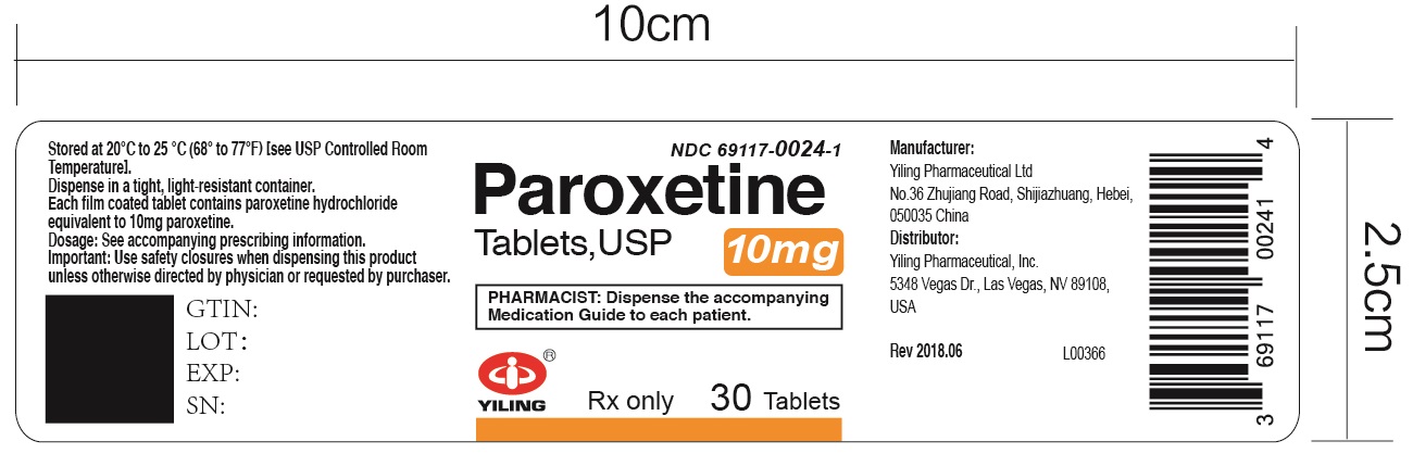 paroxetine-10mg 30s