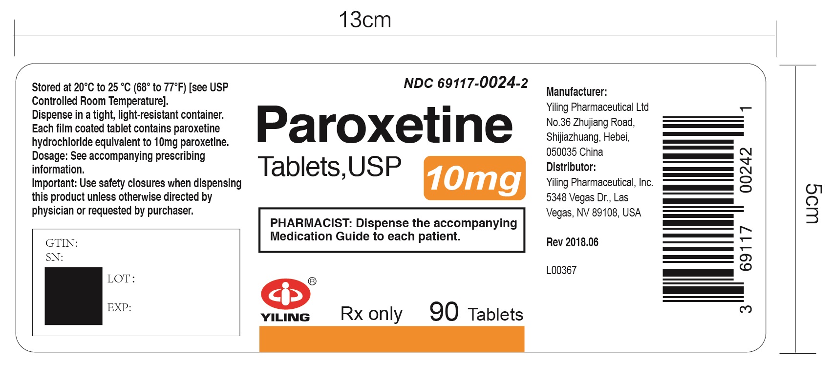paroxetine-10mg 90s
