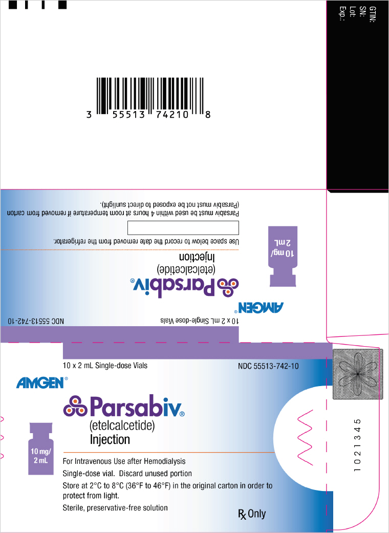 PRINCIPAL DISPLAY PANEL - 10 mg/2 mL Vial Carton