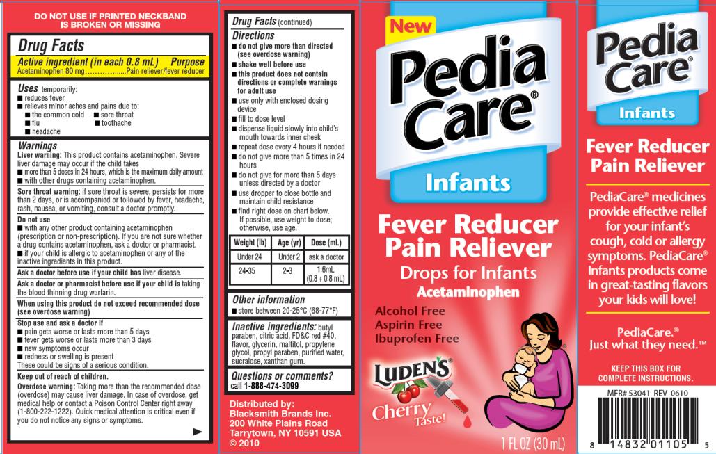 Pediacare Infants Fever Reducer Cherry | Acetaminophen Liquid Breastfeeding