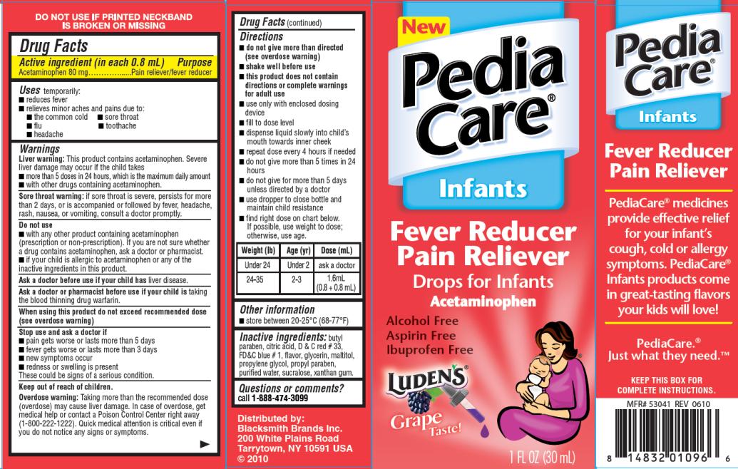 Pediacare Infants Fever Reducer Grape | Acetaminophen Liquid Breastfeeding