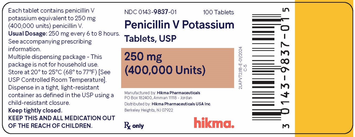 Penicillin V Pot.Tabs 250mg-100Tabs