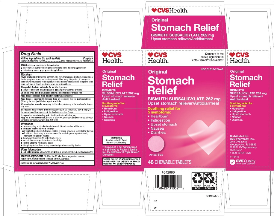 CVS stomach relief bismuth subsalicylate