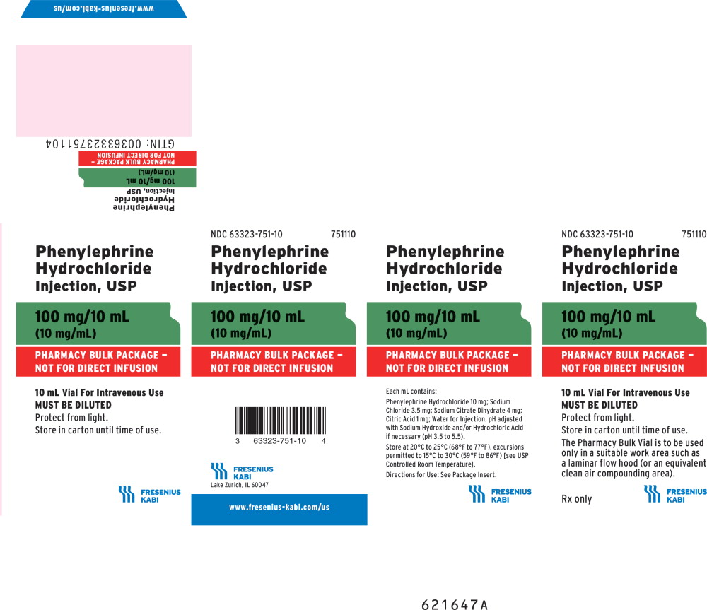 PACKAGE LABEL - PRINCIPAL DISPLAY – Phenylephrine Hydrochloride Injection, USP Carton Label
