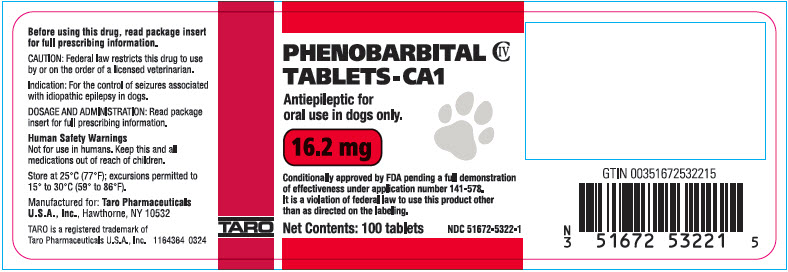 PRINCIPAL DISPLAY PANEL - 16.2 mg Tablet Bottle Label