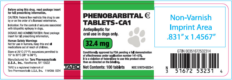 PRINCIPAL DISPLAY PANEL - 32.4 mg Tablet Bottle Label