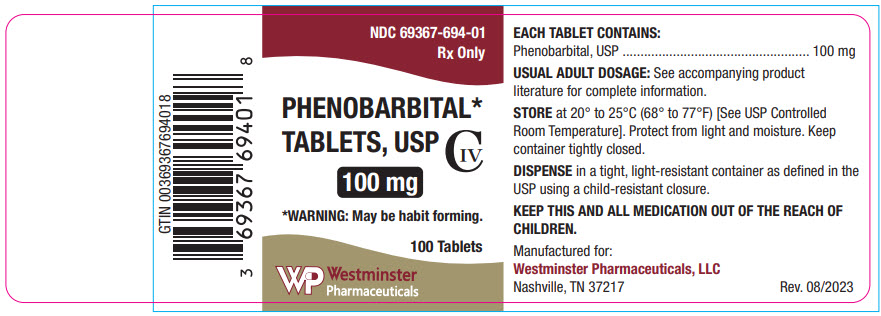 PRINCIPAL DISPLAY PANEL - 100 mg Tablet Bottle Label