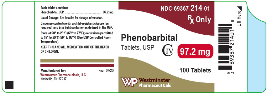 Principal Display Panel - 97.2 mg Tablet Bottle Label