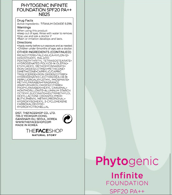 Phytogenic Infinite Foundation Spf20 Nb25 | Titanium Dioxide Cream while Breastfeeding