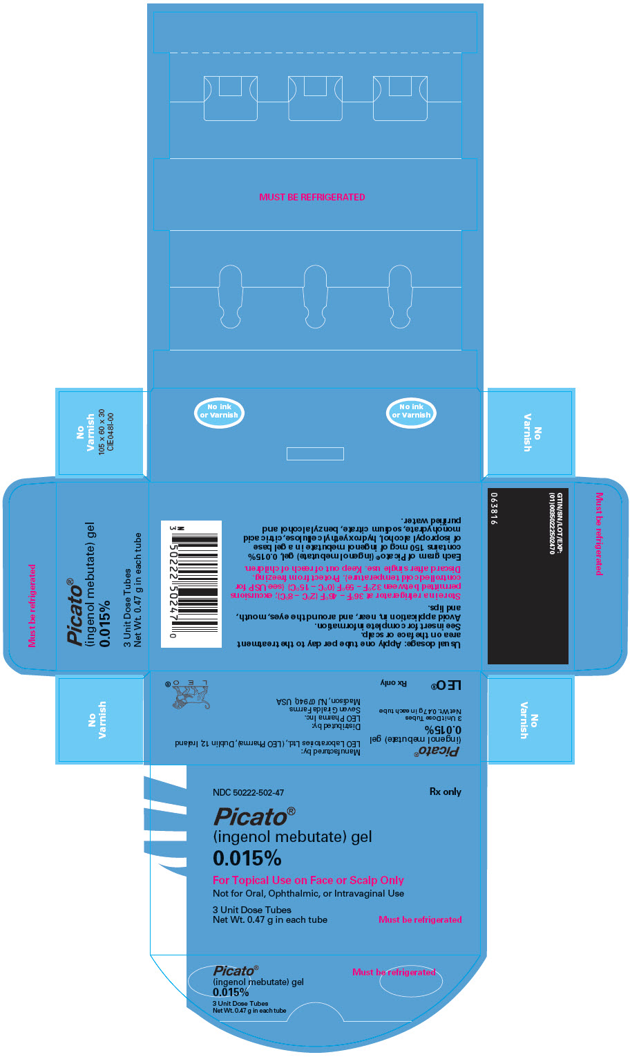 PRINCIPAL DISPLAY PANEL - 0.47 g Tube Carton - 0.015%