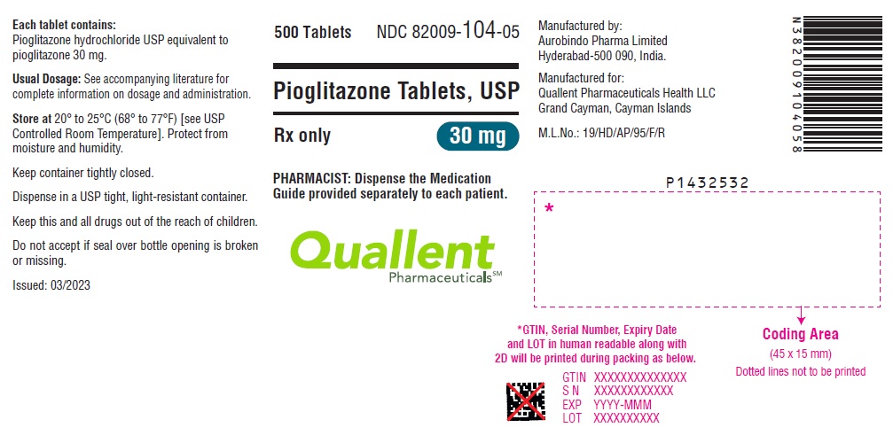 PACKAGE LABEL-PRINCIPAL DISPLAY PANEL - 30 mg (500 Tablets Bottle)