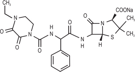 Piperacillin Chemical Structure