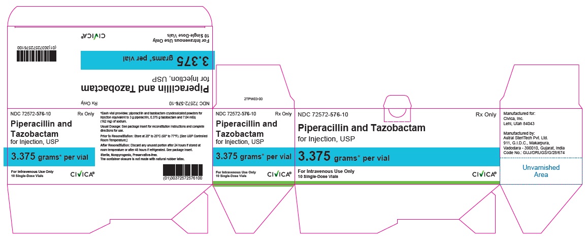 Piperacillin and Tazobactam 3.375 g Carton