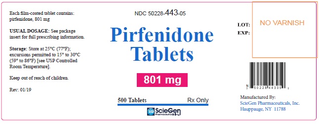 PRINCIPAL DISPLAY PANEL - 801 mg 500 Tablets