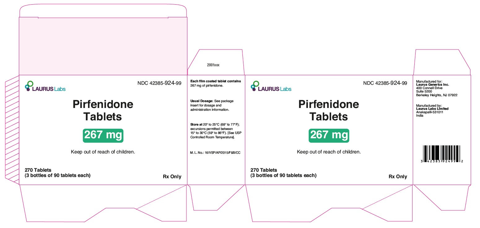 PACKAGE LABEL.PRINCIPAL DISPLAY PANEL - 267 mg - Carton Label - 270 Tablets (3 bottles of 90 tablets each)