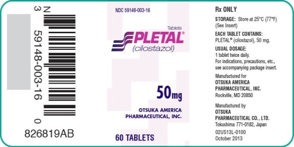 Pletal 50 mg Tablet Bottle
