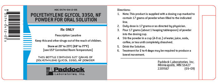 PRINCIPAL DISPLAY PANEL - 527 gram Bottle Label
