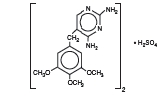Trimethoprim sulfate (Structural formula)