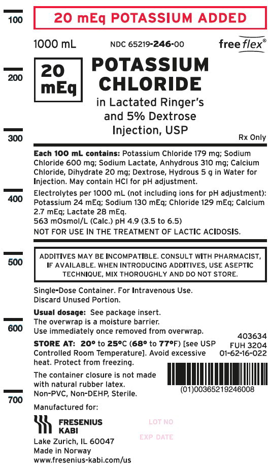 PACKAGE LABEL - PRINCIPAL DISPLAY –Potassium Chloride in Lactated Ringer's and 5% Dextrose Bag Label
