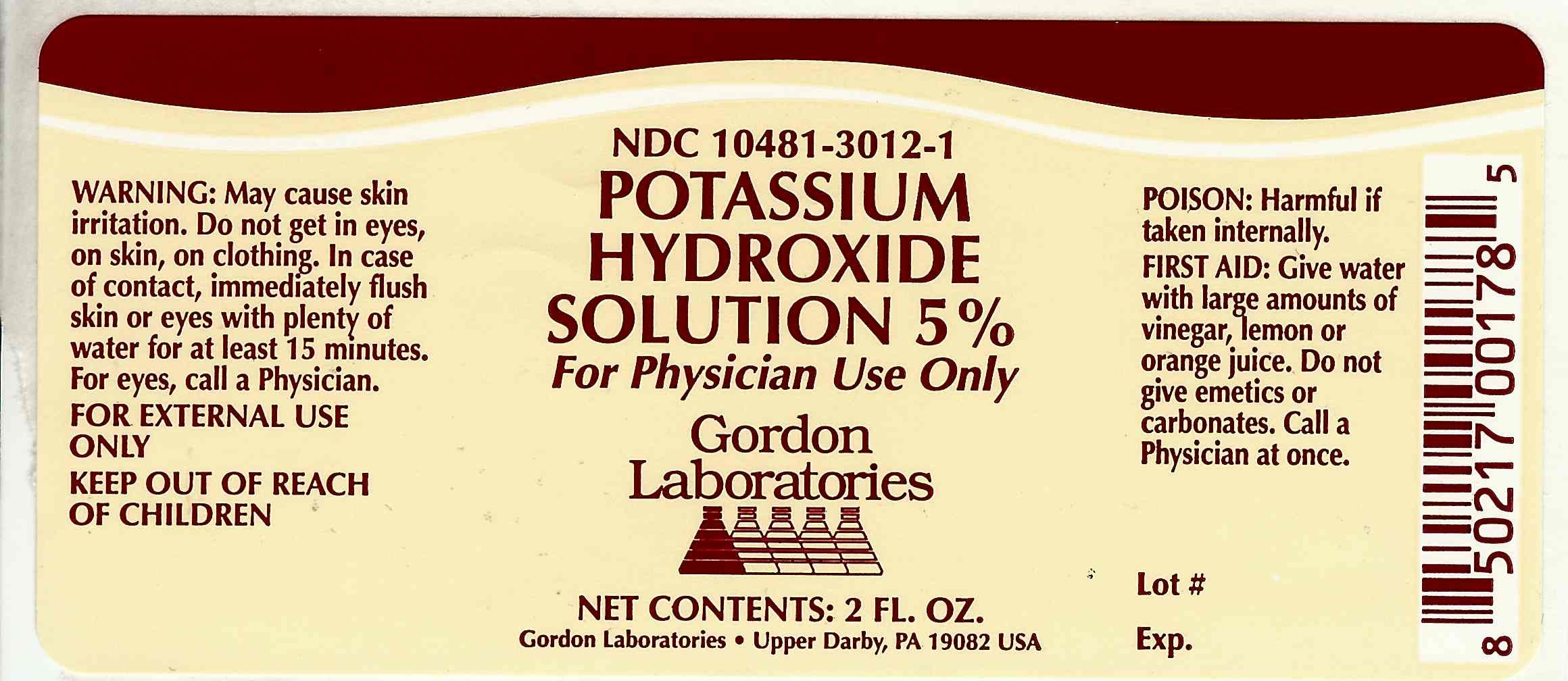 Image of Potassium Hydroxide Solution