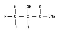 Structural Formula of Sodium Lactate USP