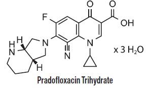 Pradofloxacin Trihydrate chemical structure